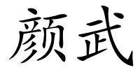 颜武的解释