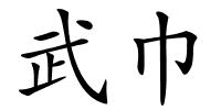 武巾的解释