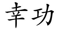 幸功的解释