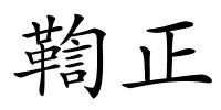 鞫正的解释