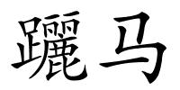 躧马的解释