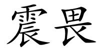 震畏的解释