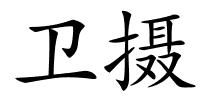 卫摄的解释