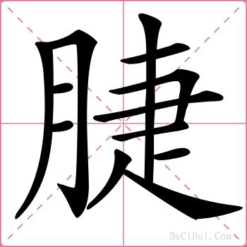 脻的解释