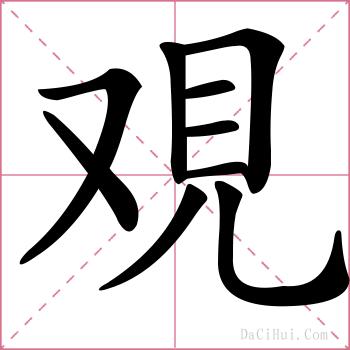 覌的解释