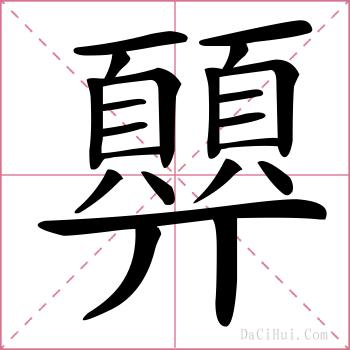 顨的解释