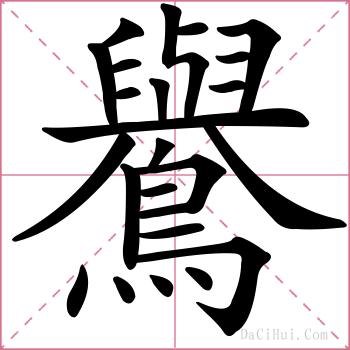 鸒的解释