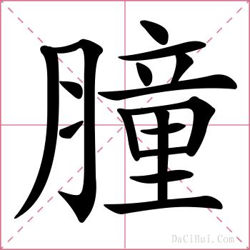 膧的解释