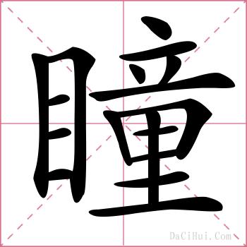 瞳的解释