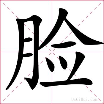 脸的解释
