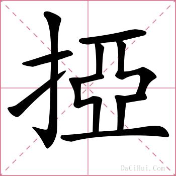掗的解释