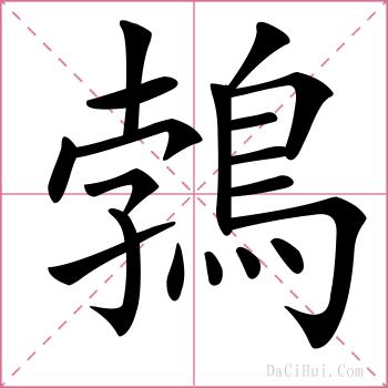 鵓的解释