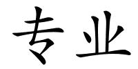 专业的解释