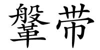 鞶带的解释