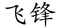 飞锋的解释
