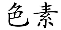 色素的解释