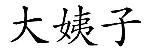 大姨子的解释