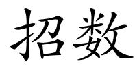 招数的解释