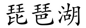 琵琶湖的解释