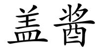 盖酱的解释