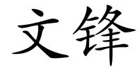 文锋的解释