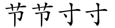 节节寸寸的解释