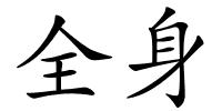 全身的解释