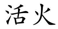 活火的解释