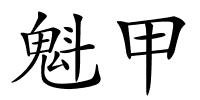 魁甲的解释