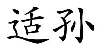 适孙的解释