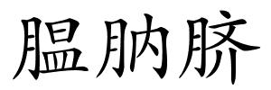 腽肭脐的解释