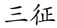 三征的解释