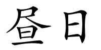 昼日的解释