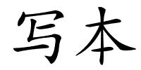 写本的解释