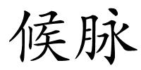 候脉的解释