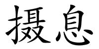 摄息的解释