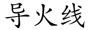 导火线的解释