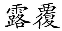 露覆的解释