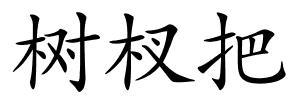 树杈把的解释