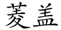 菱盖的解释