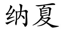 纳夏的解释