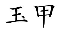 玉甲的解释