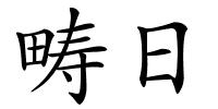 畴日的解释