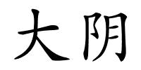 大阴的解释