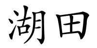 湖田的解释
