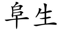 阜生的解释