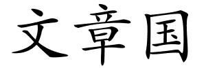 文章国的解释