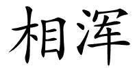 相浑的解释