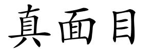 真面目的解释