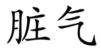 脏气的解释